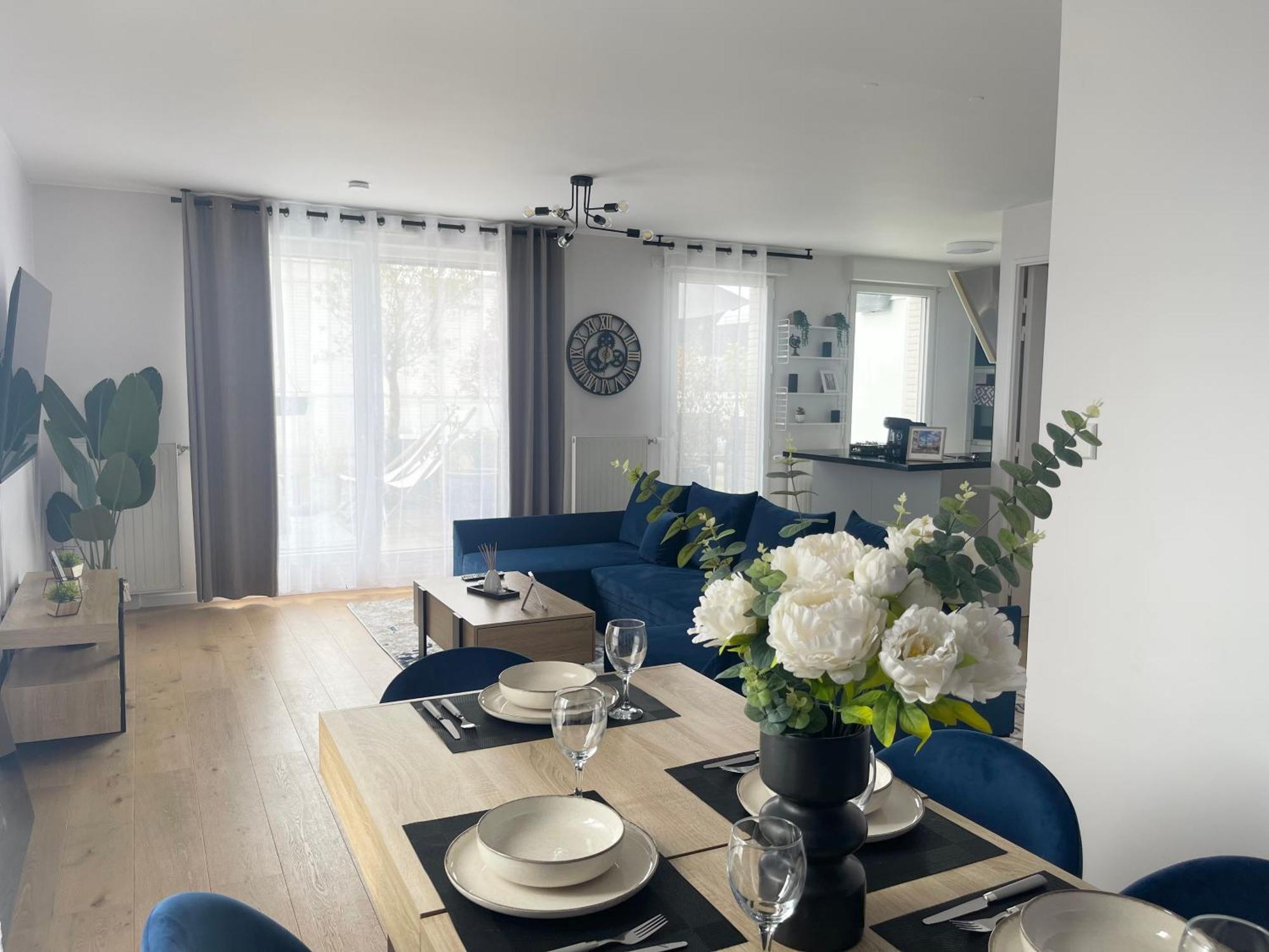 Majestic Blue- Parking Prive Apartment Ivry-sur-Seine
